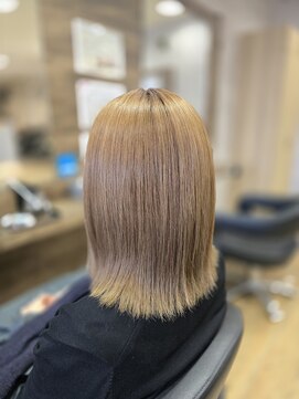 ベル(Bell) 切りっぱなしボブ/タッセルボブ/髮質改善ストレート