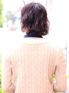 ビュートリアム 福岡(BEAUTRIUM) 自然乾燥で決まるクセ毛風ボブヘアー