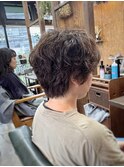 【山本智文】ショートカットデザインパーマ