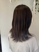 髪質改善ヘアエステサロン スロウ(SLOW by opsia)&nbsp;ミディアムレイヤー×アッシュブラウン