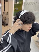 シャドウパーマ波巻きスパイラルパーマウルフパーマ名古屋駅栄駅