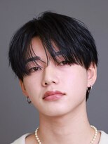 アンサー 渋谷(ANSWER)&nbsp;シースルーセンターパートコンマヘア韓国ヘアシースルーマッシュ