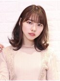外ハネ×伸ばしかけ×ゆるふわミディ【代々木/新宿】