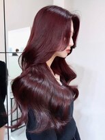 エル バイ アンキシム(elu by AHNKISM)&nbsp;韓国風レイヤーカット顔まわりくびれオルチャン 心斎橋