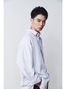 ロンドオム 池袋(Lond Homme) men's/メンズ/ブルーブラック/フェザーパーマ/サーフカール/池袋