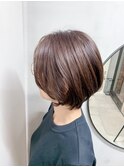 40代50代60代 美シルエットレイヤーショートボブ 2509