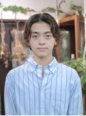 MEN’S HAIR/サーフカール/刈り上げセンターパート/恵比寿