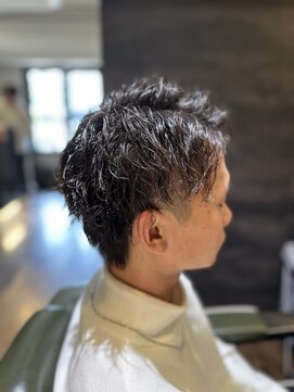 エクファフォーメン(EX-FA FOR MEN) サーフカール/スパイキーショート/ブルーブラック/瀬田