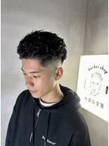 刈部倶楽舞&nbsp;極道パーマ/黒髪極道パーマ/オールバックパーマ/リバースパーマ