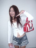 アルレン(Allen)&nbsp;シャギーレイヤー/チェリーレッド「宇都宮/カラー」