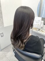 トッカ 茨木(tocca)&nbsp;大人の上品なインナーカラー×シルキーグレージュ