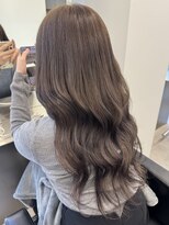 ラピステン 福岡天神 大名店(Lapis)&nbsp;シアーグレージュ/ブリーチなしダブルカラー/透明感/韓国ヘア