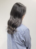 ノル 栄矢場町(nol)&nbsp;グレー×グラデーション×ハイライト(アッシュグレー/シルバー)