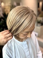 ステア ケース(stair case) 白髪が多い方向け 白髪ぼかしリタッチ×ハイライト