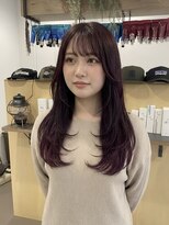 チオ(Chio)&nbsp;【富山】深みと艶のディープパープルくびれセミロング