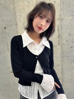 ロンドソル 四日市(Lond Sol) ショートボブ/ダークパープル/シースルー/30代40代50代