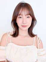 ファナ ブルーム(fha-na bloom)&nbsp;☆　外ハネボブ　韓国風ミディアムレイヤー☆イメチェン