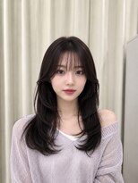 ハピネス 王寺店(Happiness)&nbsp;韓国ヘア/レイヤーカット/髪質改善/ベージュ