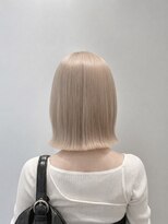 アッシュ 戸塚店(Ash)&nbsp;【戸塚】ハイトーンカラー×切りっぱなし外ハネボブ