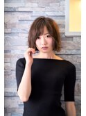 【noah parfair銀座】ふわくしゅヌーディーショートボブ
