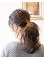 ヘアー ガーデン ロータス Hair Garden Lotus&nbsp;簡単アレンジの大人ローポニー