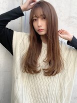 ブランジュスパイラルネイビーカラーフレンチボブ
