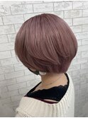 ハイトーン/ピンクカラー/パールピンク/前髪なし/錦糸町北口