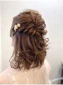 SUITE108坪谷　ハーフアップ　ヘアアレンジ