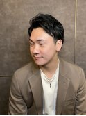 韓国センターパート/サイドパート<理容室><国立/国立駅/メンズ>