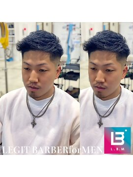 レジット メンズ ヘアサロン(LEGIT MEN's HAIR SALON) ラウンドジェットショートスタイル×フェード
