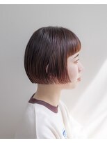 ルプラ ガーデン(le-pla garden) オレンジベージュ#切りっぱなしボブ#ダメージレスカラー#豊橋