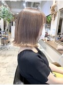 外ハネボブ/ペールベージュ