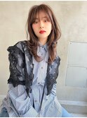 【LANY 横浜】大人可愛いセミロングレイヤー×サンドベージュ