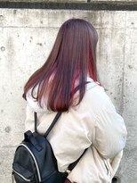 トト 船橋店(toto.)&nbsp;黒髪/グレーベージュ/レイヤーロング/前髪パーマ[西船橋/津田沼]