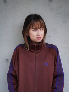 クオン 今泉(quon) 【RYUYA】フェイスフレーミング×ベージュ