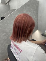 ファイブバイジエクト 堀江(FIVE by The Ect) ピンクオレンジ 暖色カラー ダブルカラー ピレンジ