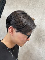 ヘアーワークス ボナ(HAIR WORKS bona.)&nbsp;メンズ 毛流れニュアンスパーマ/ハイライト/曲がる縮毛矯正