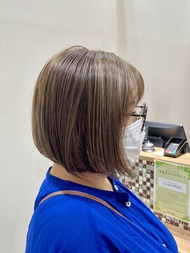 リミックス 南国店(remix) 透明感ハイライトクールボブ♪