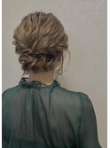 ヘアアレンジ 結婚式 お呼ばれヘアアレンジ
