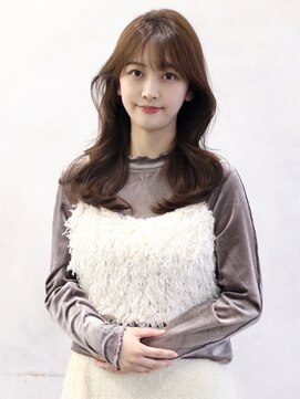 アース コアフュールボーテ 熊谷店(EARTH coiffure beaute) ナチュラルベージュ_ヨシンモリ_顔周りレイヤー_レイヤーカット