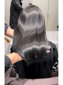 【小山　髪質改善】ネイビーカラー&ブルーインナー