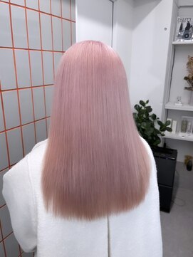 ペレ 渋谷(PELE) ホワイトグレージュ/デジタルパーマ/チェリーブラウン/渋谷