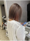 ヘイリーボブ×ミルクティー×インナーオレンジ
