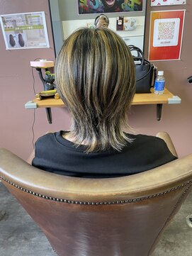 ブリックヘアー(BLICK Hair) 抜きっぱなしハイライト