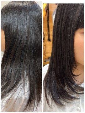 キリン (HAIR DESIGN Kirin) 顔周りレイヤー