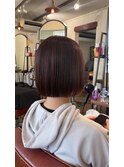 チェリーレッド×ボブ