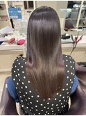 艶髪ストレート　髪質改善