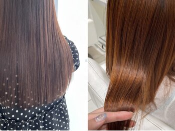 バサ 下井草店(BASSA)の写真/下井草★話題の次世代カラー「質感再整」のカラーで感動の艶/透明感!毛先までまるで矯正したような仕上り