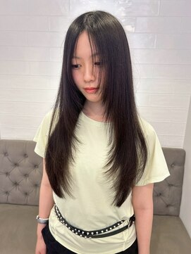 ラヴィズム 長岡店(LUVISM) 韓国/顔周りレイヤー/ダブルカラー/ベージュ/前髪新潟長岡宮関