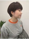 マッシュショート/ショートボブ/ナチュラルブラウン/西千葉